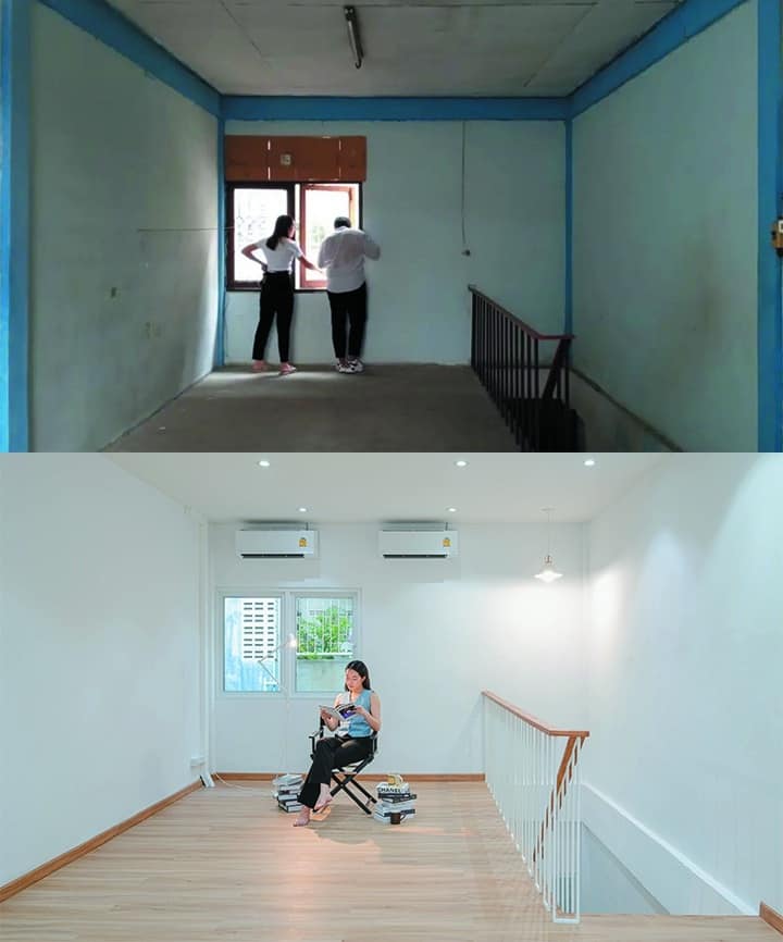 ไอเดียการรีโนเวททาวเฮ้าส์ 3 ชั้น ในย่านท่าพระ ผลงานจาก Fatboy Factory พื้นที่ใช้สอย 150 ตารางเมตร งบก่อสร้าง 1.5 ล้านบาท (ไม่รวมค่าออกแบบ) รูปที่ 39