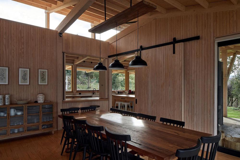 บ้านริมน้ำสไตล์โมเดิร์นโครงสร้างไม้ข้างริมน้ำทะเลสาบประเทศชิลี รูปที่ 11