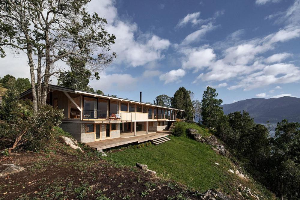 บ้านริมน้ำสไตล์โมเดิร์นโครงสร้างไม้ข้างริมน้ำทะเลสาบประเทศชิลี รูปที่ 18