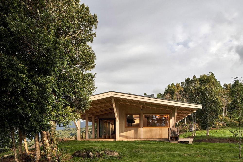 บ้านริมน้ำสไตล์โมเดิร์นโครงสร้างไม้ข้างริมน้ำทะเลสาบประเทศชิลี รูปที่ 20