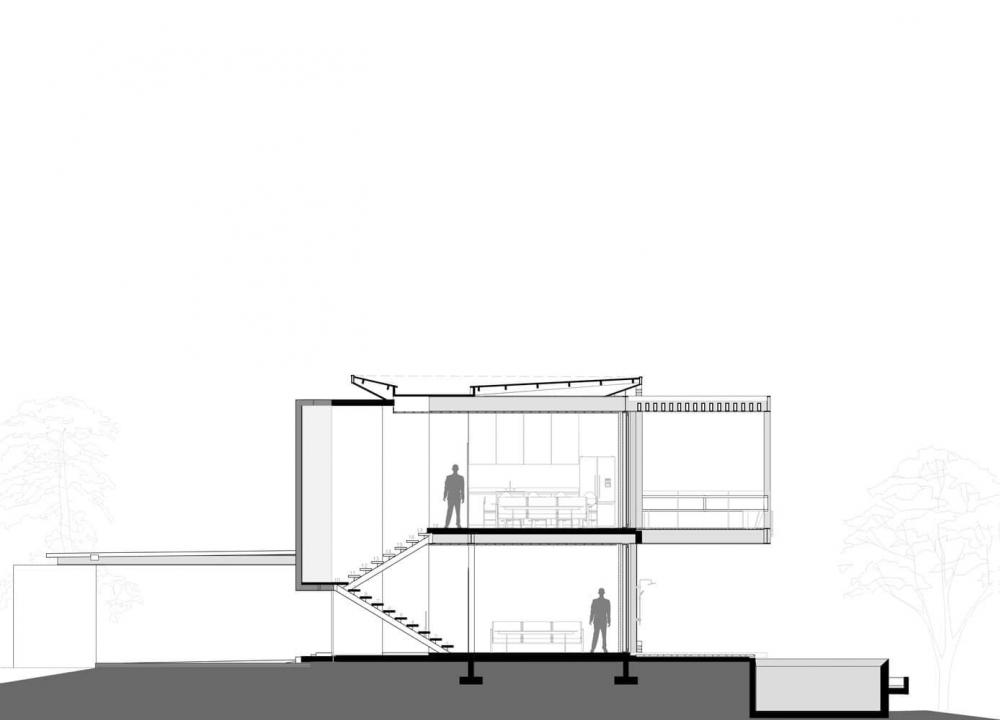 แบบบ้านโมเดิร์นลอฟท์ บ้านทรงกล่อง สถาปนิกชาวต่างชาติ รูปที่ 16