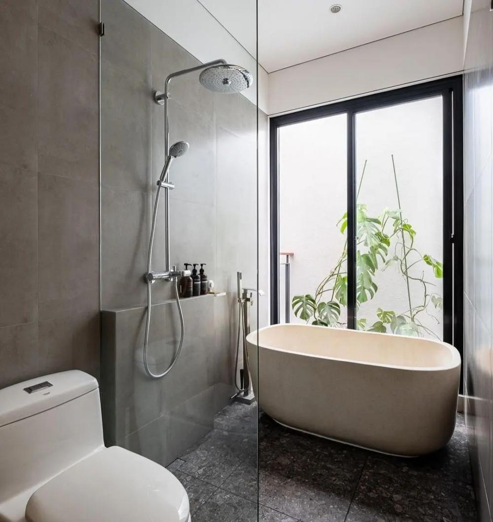 ไอเดียสร้างบ้านบนพื้นที่แคบ ตกแต่งได้ลงตัวไม่รู้สึกว่าบ้านแคบ รูปที่ 4