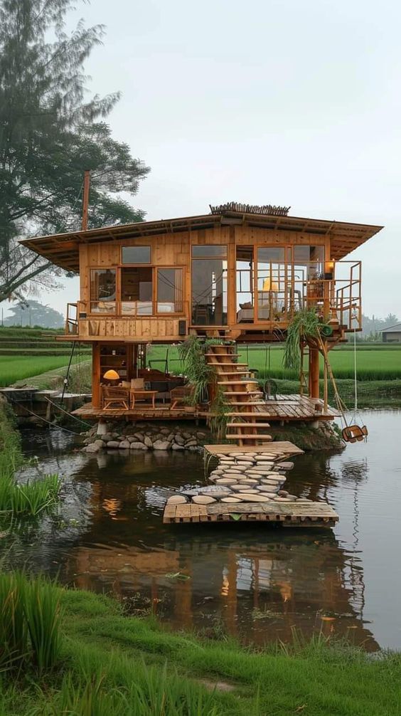 30 ไอเดียบ้านสวนเเสนสวยกลางทุ่งกลางนา รูปที่ 13