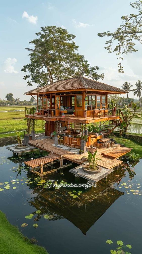 30 ไอเดียบ้านสวนเเสนสวยกลางทุ่งกลางนา รูปที่ 17