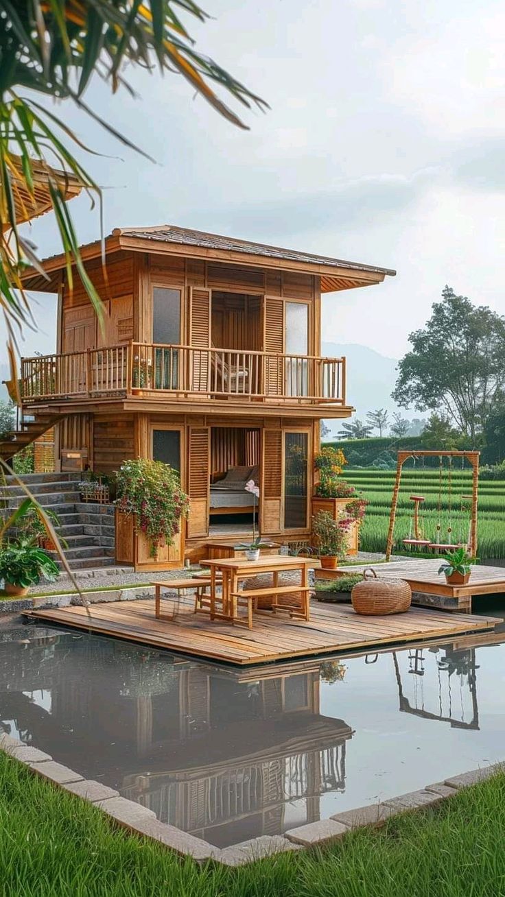 30 ไอเดียบ้านสวนเเสนสวยกลางทุ่งกลางนา รูปที่ 6