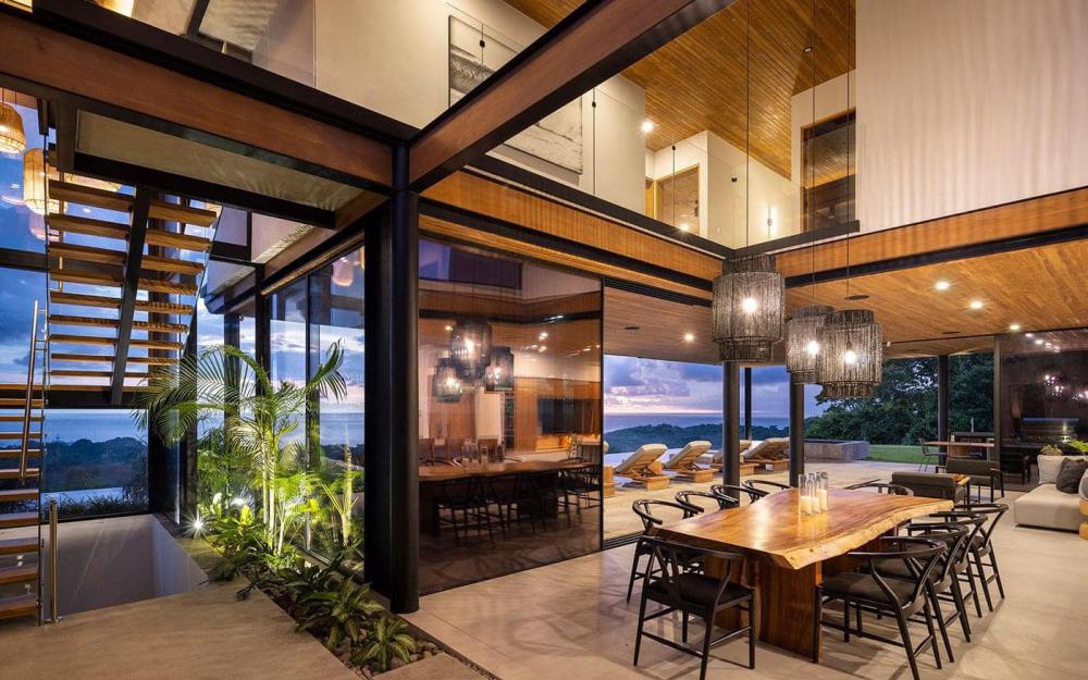 แบบบ้านทรงกล่องริมทะเลภูเขา ด้านล่างโปร่งลมผ่าน รูปที่ 10