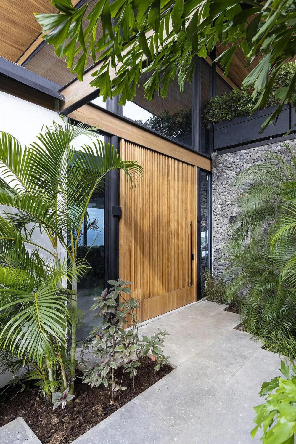 แบบบ้านทรงกล่องริมทะเลภูเขา ด้านล่างโปร่งลมผ่าน รูปที่ 3