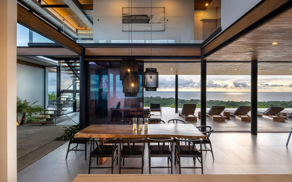 แบบบ้านทรงกล่องริมทะเลภูเขา ด้านล่างโปร่งลมผ่าน รูปที่ 7