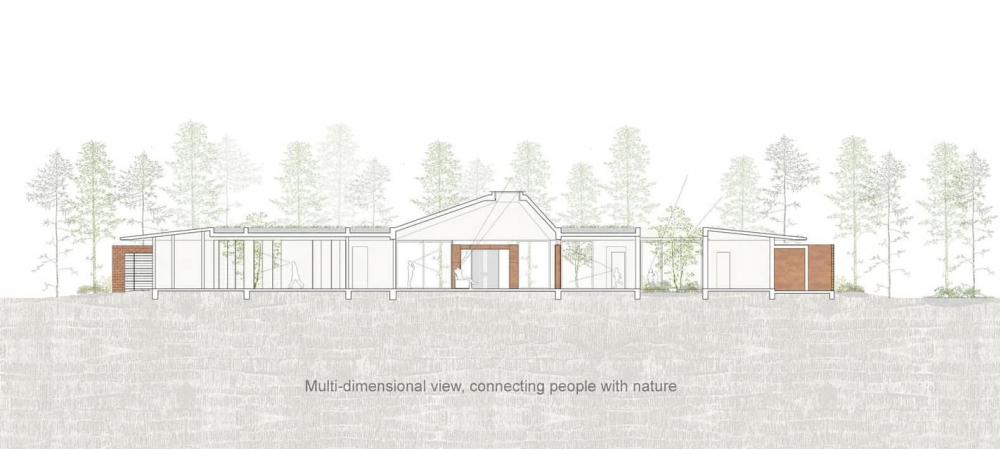 ไอเดียแบบบ้านพักตากอากาศสไตล์โมเดิร์นทรงกล่อง ออกแบบให้ลมเข้าออกถ่ายเทริมน้ำ รูปที่ 19