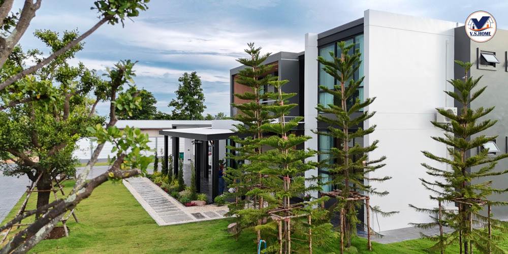 บ้านสไตล์โมเดิร์น 2 ชั้น บริเวณกว้าง แต่งบ้านแต่งสวนน่าอยู่มาก รูปที่ 8