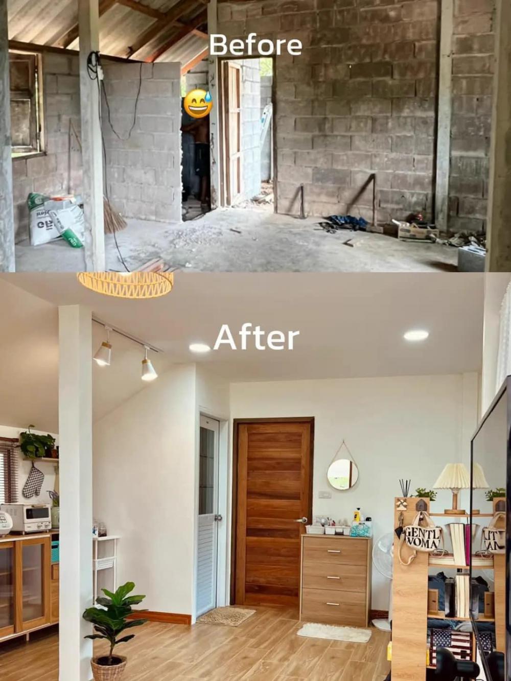 ไอเดียรีโนเวทบ้านสวยขนาดเล็ก น่ารักน่าอยู่ รูปที่ 21