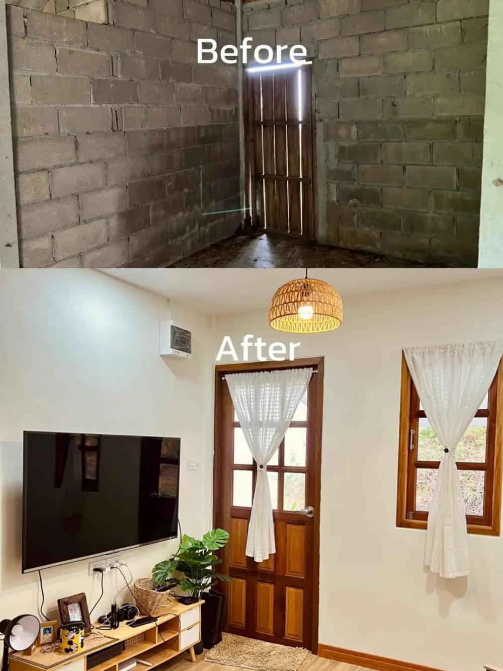 ไอเดียรีโนเวทบ้านสวยขนาดเล็ก น่ารักน่าอยู่ รูปที่ 22