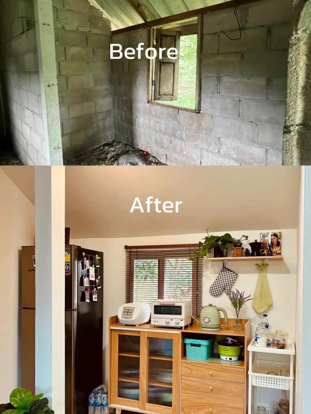 ไอเดียรีโนเวทบ้านสวยขนาดเล็ก น่ารักน่าอยู่ รูปที่ 25