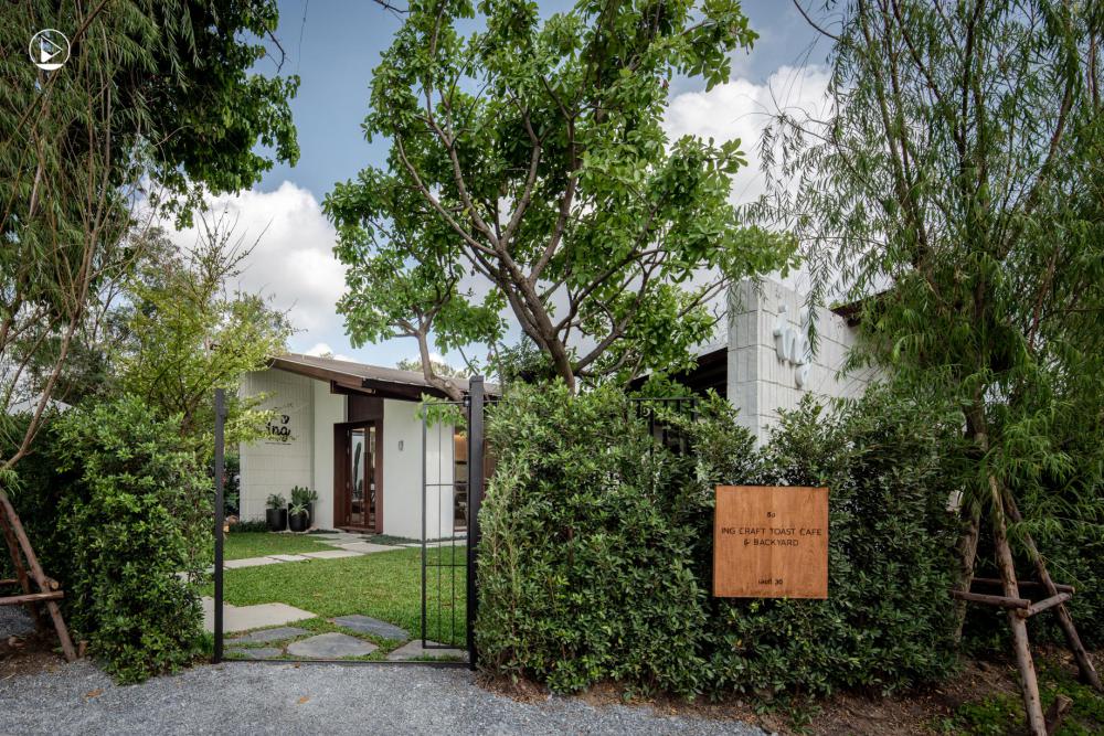 ไอเดียร้านกาแฟมินิมอล Dview Ing Craft Toast Cafe & Backyard รูปที่ 10