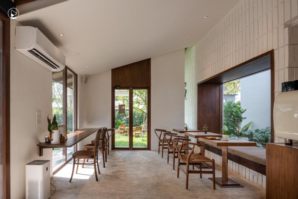 ไอเดียร้านกาแฟมินิมอล Dview Ing Craft Toast Cafe & Backyard รูปที่ 11