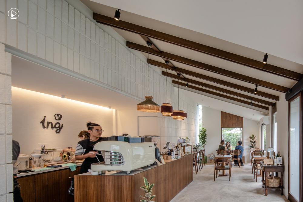 ไอเดียร้านกาแฟมินิมอล Dview Ing Craft Toast Cafe & Backyard รูปที่ 4