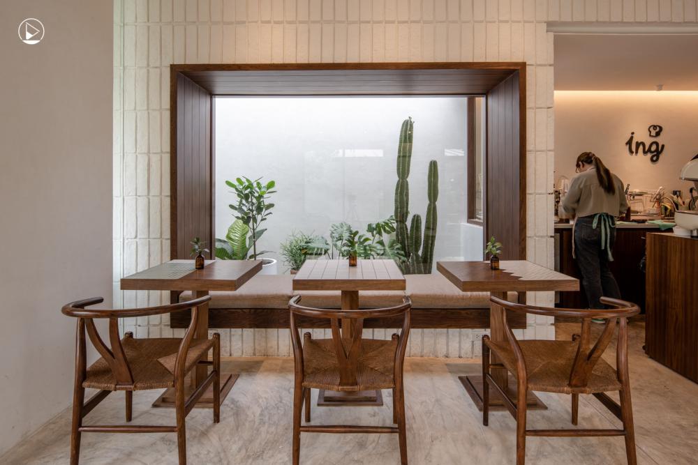 ไอเดียร้านกาแฟมินิมอล Dview Ing Craft Toast Cafe & Backyard รูปที่ 7