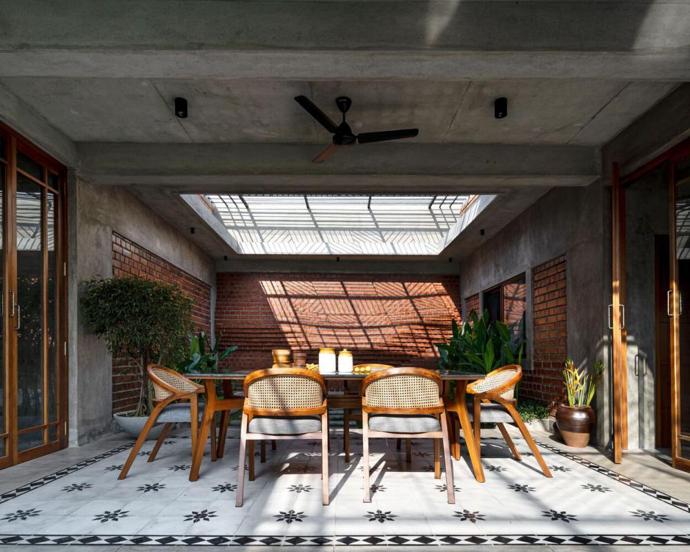 บ้านสไตล์โมเดิร์นลอฟปูนเปลือยโชว์อิฐบล็อก รูปที่ 14