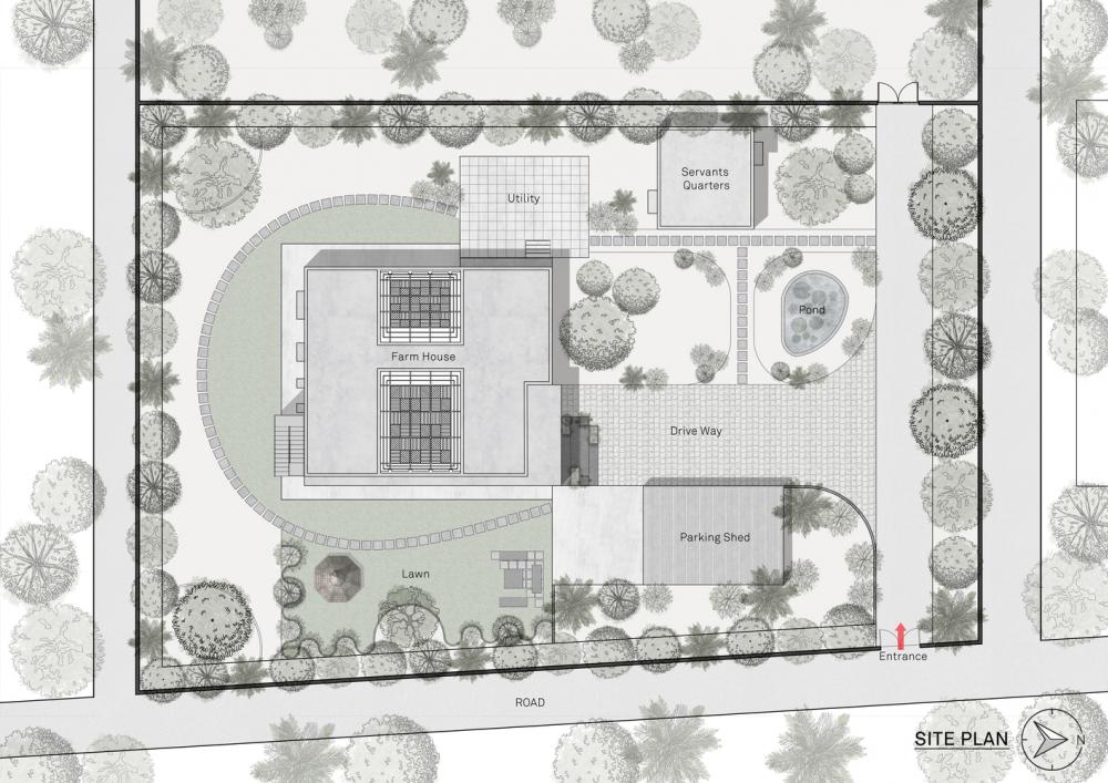 บ้านสไตล์โมเดิร์นลอฟปูนเปลือยโชว์อิฐบล็อก รูปที่ 19