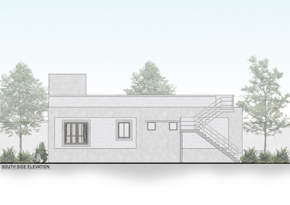 บ้านสไตล์โมเดิร์นลอฟปูนเปลือยโชว์อิฐบล็อก รูปที่ 25