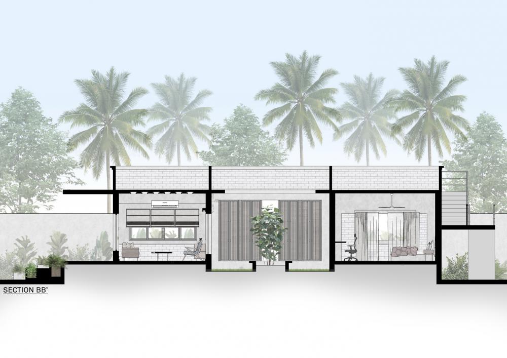 บ้านสไตล์โมเดิร์นลอฟปูนเปลือยโชว์อิฐบล็อก รูปที่ 27