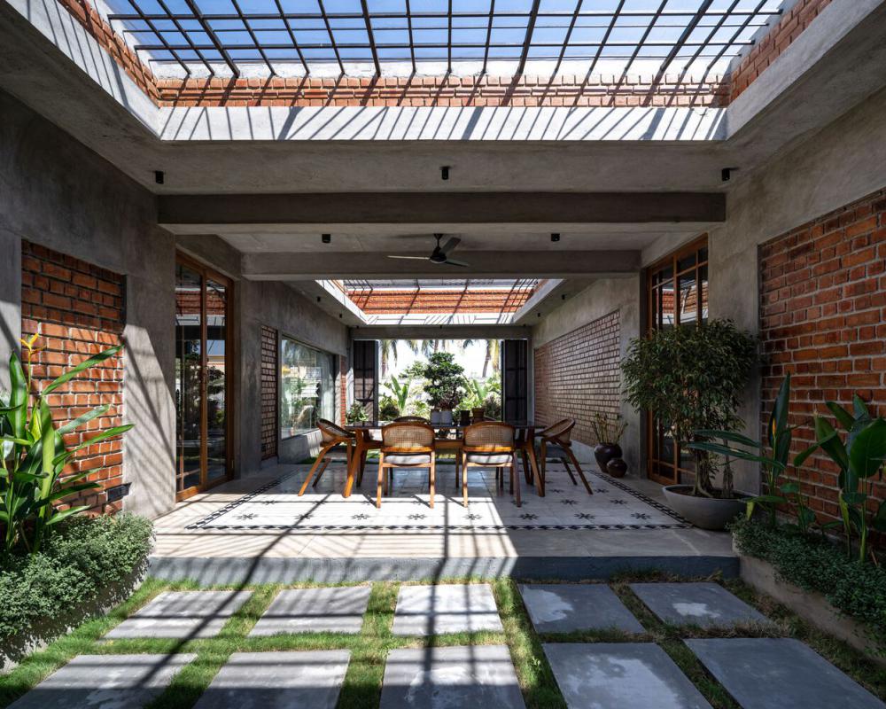 บ้านสไตล์โมเดิร์นลอฟปูนเปลือยโชว์อิฐบล็อก รูปที่ 8