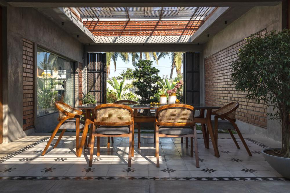 บ้านสไตล์โมเดิร์นลอฟปูนเปลือยโชว์อิฐบล็อก รูปที่ 9