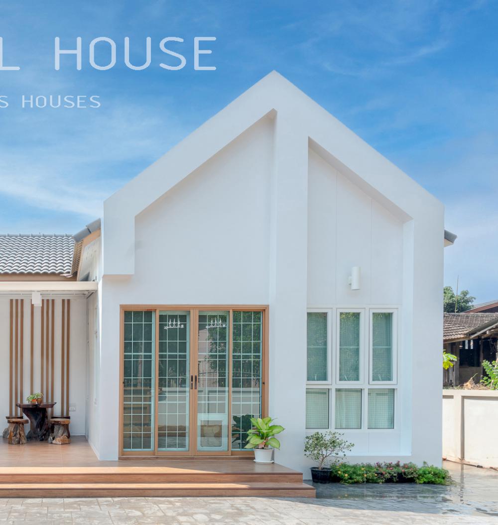 ไอเดียบ้านสวยสไตล์มินิมอลนอร์ดิกทรงจั่วคู่ รูปที่ 12