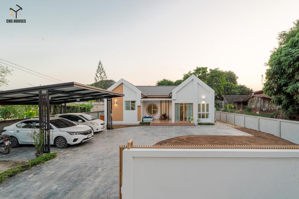 ไอเดียบ้านสวยสไตล์มินิมอลนอร์ดิกทรงจั่วคู่ รูปที่ 23