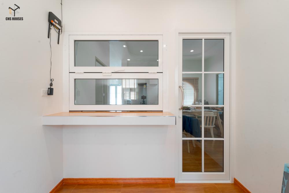 ไอเดียบ้านสวยสไตล์มินิมอลนอร์ดิกทรงจั่วคู่ รูปที่ 25