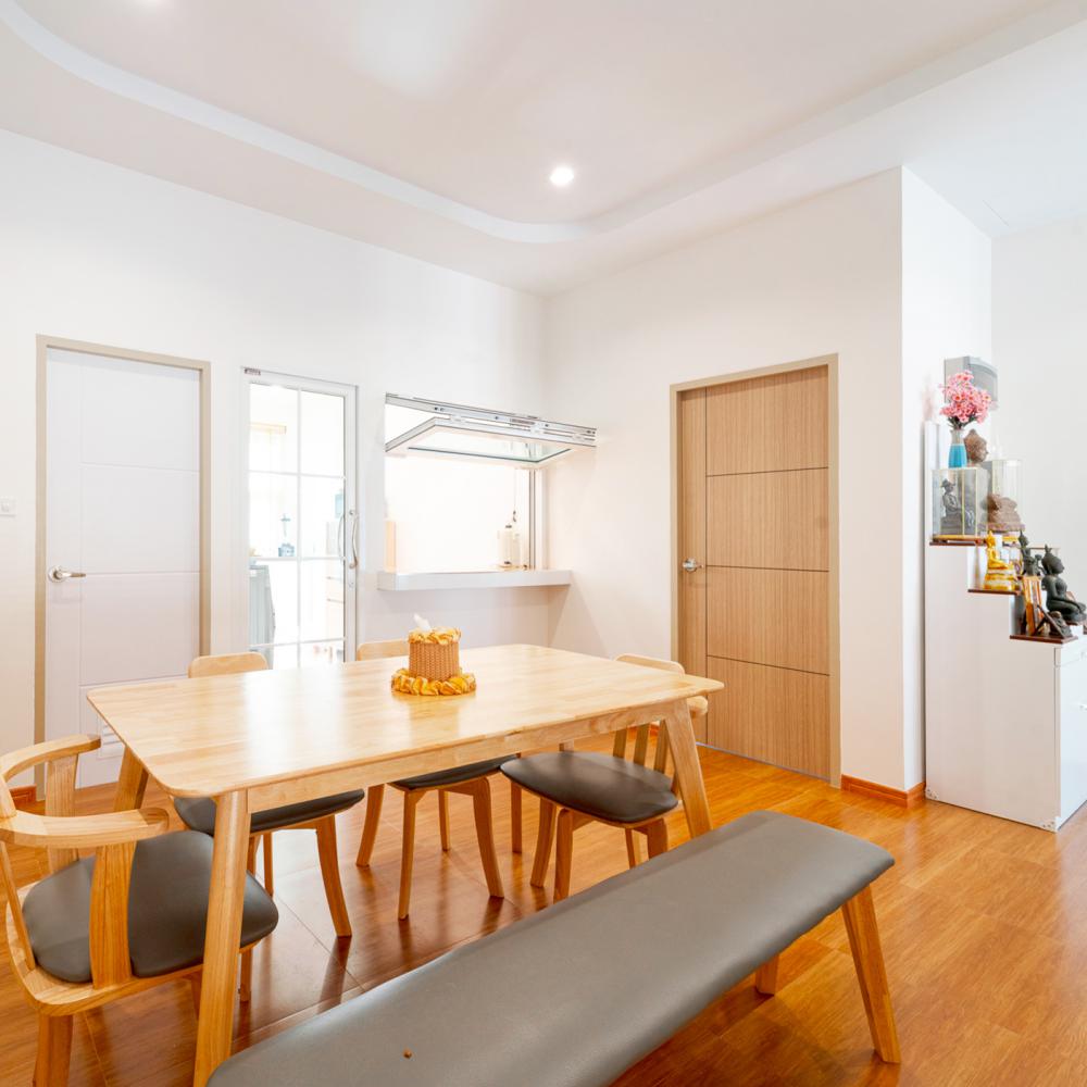 ไอเดียบ้านสวยสไตล์มินิมอลนอร์ดิกทรงจั่วคู่ รูปที่ 3