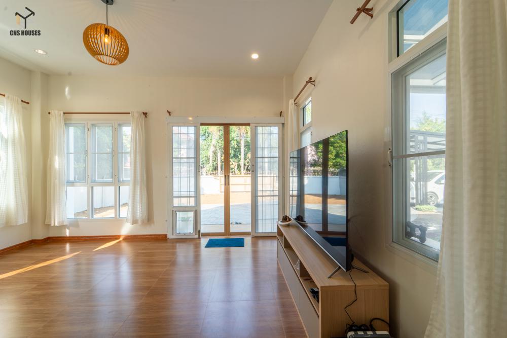 ไอเดียบ้านสวยสไตล์มินิมอลนอร์ดิกทรงจั่วคู่ รูปที่ 6