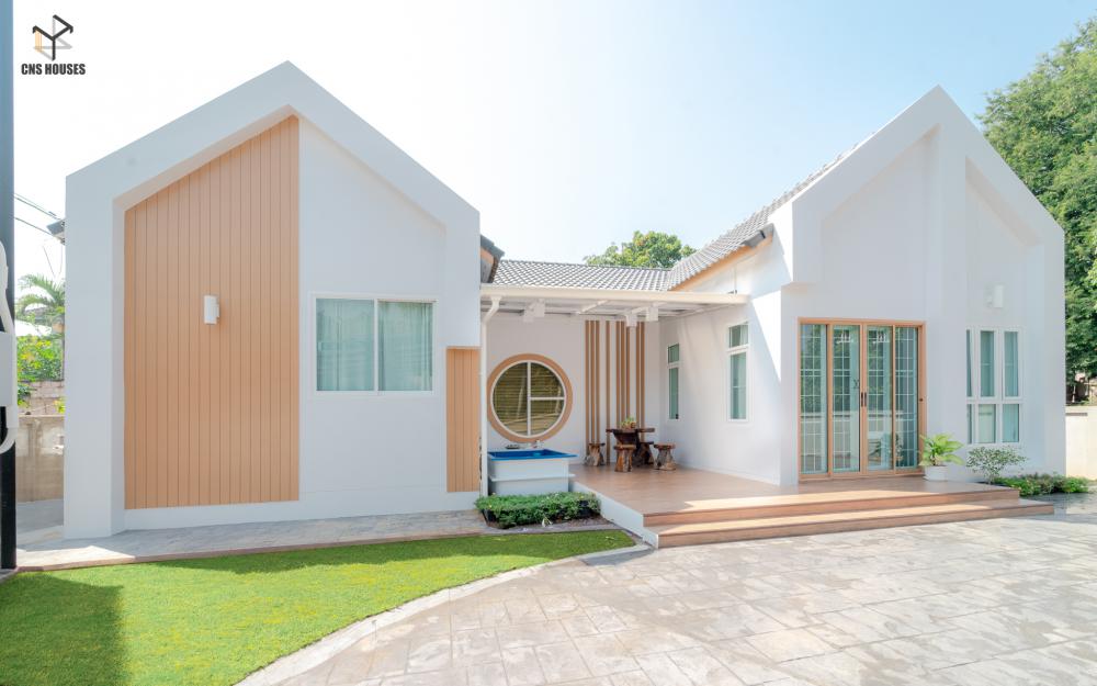 ไอเดียบ้านสวยสไตล์มินิมอลนอร์ดิกทรงจั่วคู่ รูปที่ 7