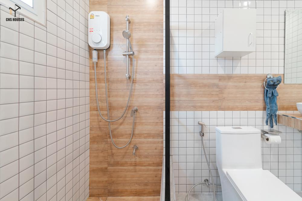 ไอเดียบ้านสวยสไตล์มินิมอลนอร์ดิกทรงจั่วคู่ รูปที่ 16