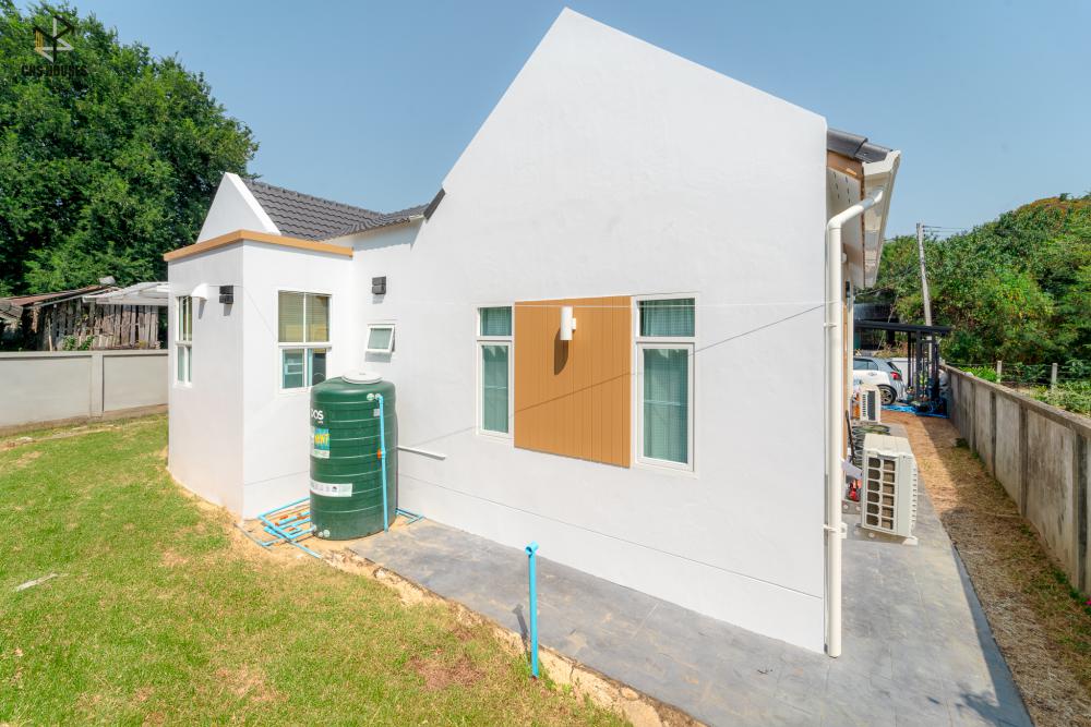 ไอเดียบ้านสวยสไตล์มินิมอลนอร์ดิกทรงจั่วคู่ รูปที่ 9