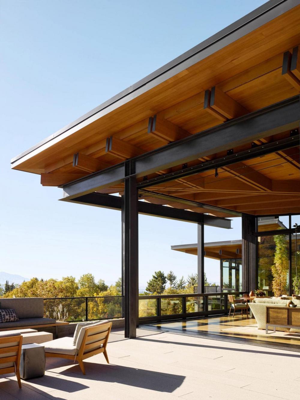 บ้านสไตล์โมเดิร์นโครงสร้างเหล็กโดยสถาปนิกต่างชาติ รูปที่ 28