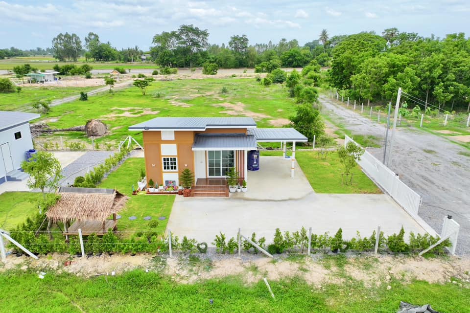 ไอเดียบ้านสไตล์โมเดิร์นขนาดเล็กและสวนสวยน่ารักน่าอยู่ รูปที่ 8