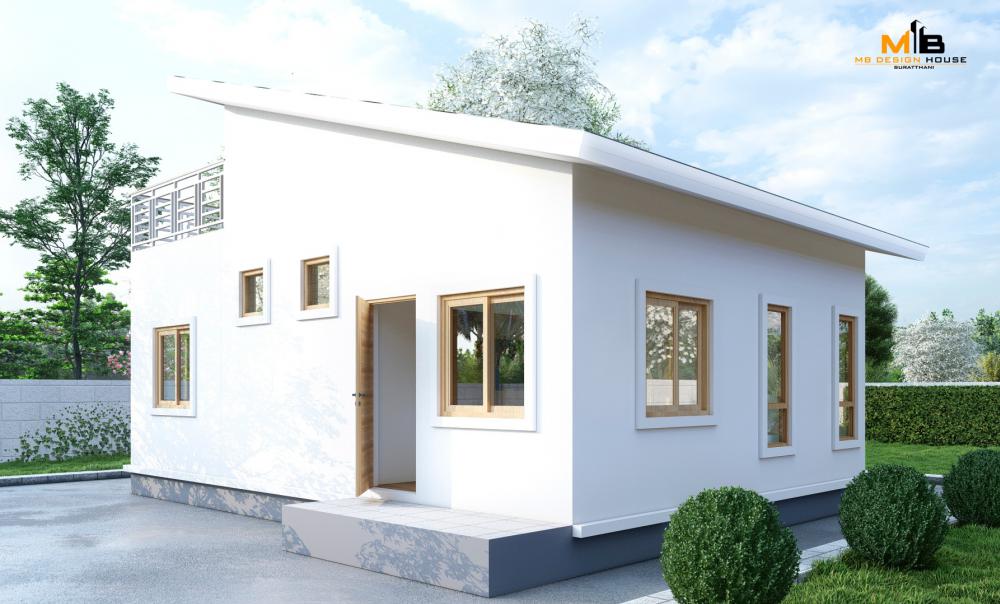 ไอเดียบ้านมินิมอลมูจิ 3 ห้องนอน 2 ห้องน้ำ 1 ห้องโถง มีดาดฟ้า รูปที่ 12