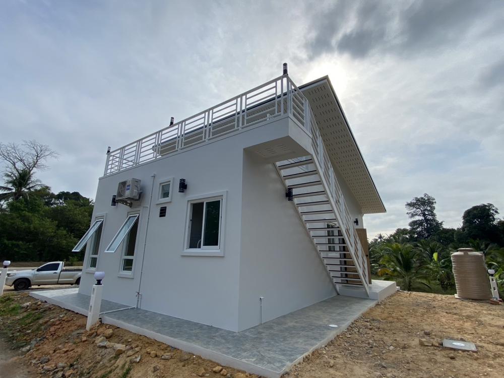 ไอเดียบ้านมินิมอลมูจิ 3 ห้องนอน 2 ห้องน้ำ 1 ห้องโถง มีดาดฟ้า รูปที่ 14