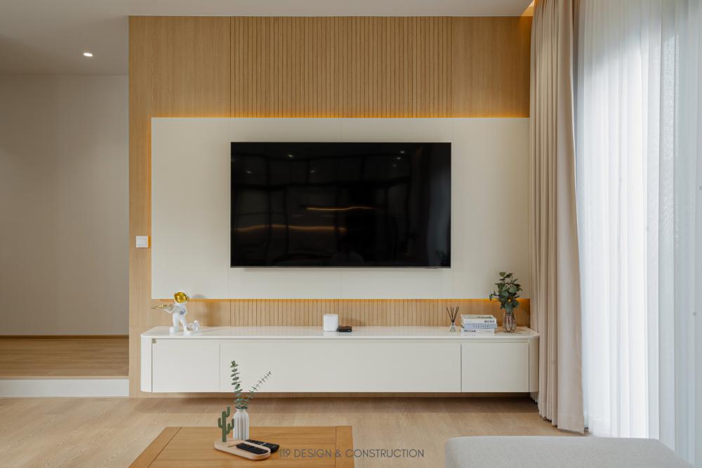 BAAN NABI 3 ห้องนอน 3 ห้องน้ำ บ้านชั้นเดียวดีไซน์เรียบง่ายพร้อมสเปซการจัดสรรพื้นที่ที่เอื้อให้คุณภาพชีวิตของเจ้าของบ้านสะดวกสบายขึ้น รูปที่ 19