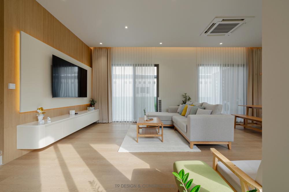 BAAN NABI 3 ห้องนอน 3 ห้องน้ำ บ้านชั้นเดียวดีไซน์เรียบง่ายพร้อมสเปซการจัดสรรพื้นที่ที่เอื้อให้คุณภาพชีวิตของเจ้าของบ้านสะดวกสบายขึ้น รูปที่ 20