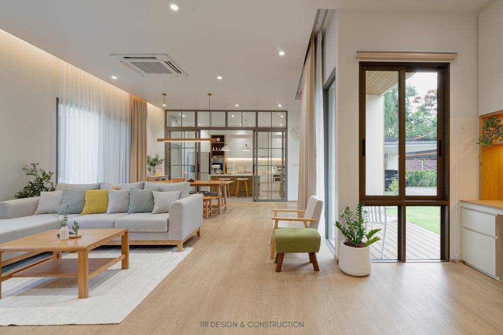 BAAN NABI 3 ห้องนอน 3 ห้องน้ำ บ้านชั้นเดียวดีไซน์เรียบง่ายพร้อมสเปซการจัดสรรพื้นที่ที่เอื้อให้คุณภาพชีวิตของเจ้าของบ้านสะดวกสบายขึ้น รูปที่ 21