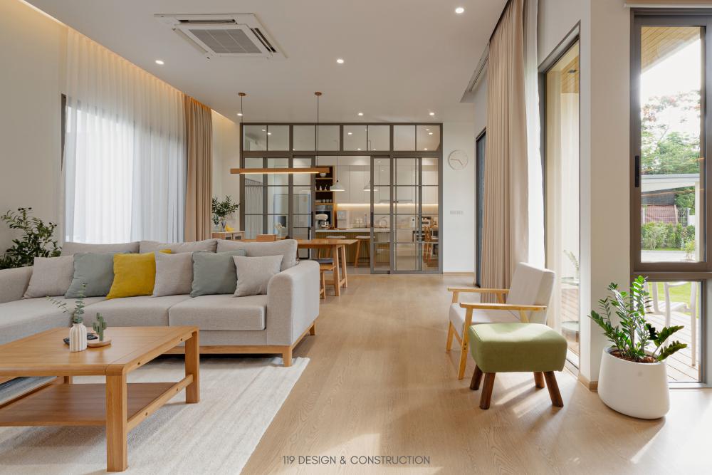 BAAN NABI 3 ห้องนอน 3 ห้องน้ำ บ้านชั้นเดียวดีไซน์เรียบง่ายพร้อมสเปซการจัดสรรพื้นที่ที่เอื้อให้คุณภาพชีวิตของเจ้าของบ้านสะดวกสบายขึ้น รูปที่ 22