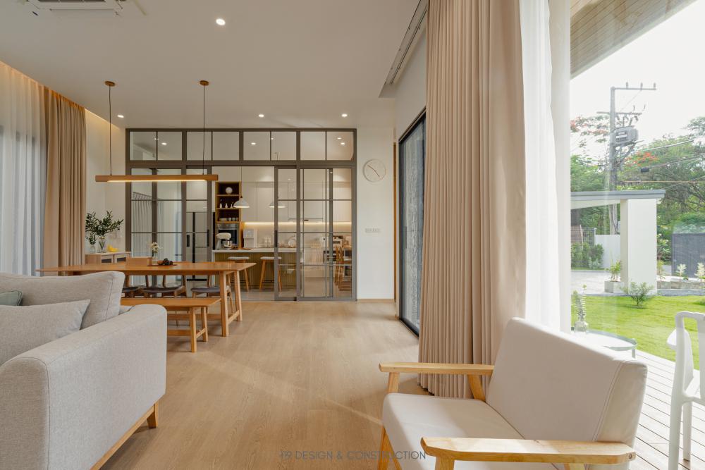 BAAN NABI 3 ห้องนอน 3 ห้องน้ำ บ้านชั้นเดียวดีไซน์เรียบง่ายพร้อมสเปซการจัดสรรพื้นที่ที่เอื้อให้คุณภาพชีวิตของเจ้าของบ้านสะดวกสบายขึ้น รูปที่ 23