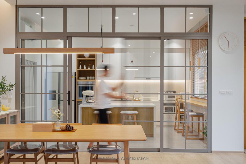 BAAN NABI 3 ห้องนอน 3 ห้องน้ำ บ้านชั้นเดียวดีไซน์เรียบง่ายพร้อมสเปซการจัดสรรพื้นที่ที่เอื้อให้คุณภาพชีวิตของเจ้าของบ้านสะดวกสบายขึ้น รูปที่ 25