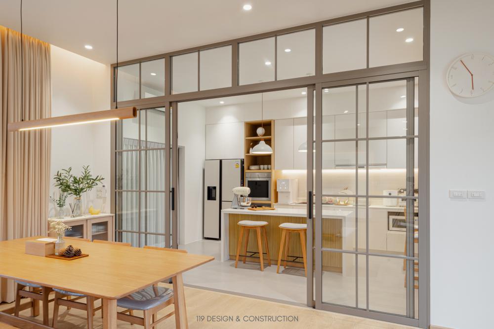 BAAN NABI 3 ห้องนอน 3 ห้องน้ำ บ้านชั้นเดียวดีไซน์เรียบง่ายพร้อมสเปซการจัดสรรพื้นที่ที่เอื้อให้คุณภาพชีวิตของเจ้าของบ้านสะดวกสบายขึ้น รูปที่ 26