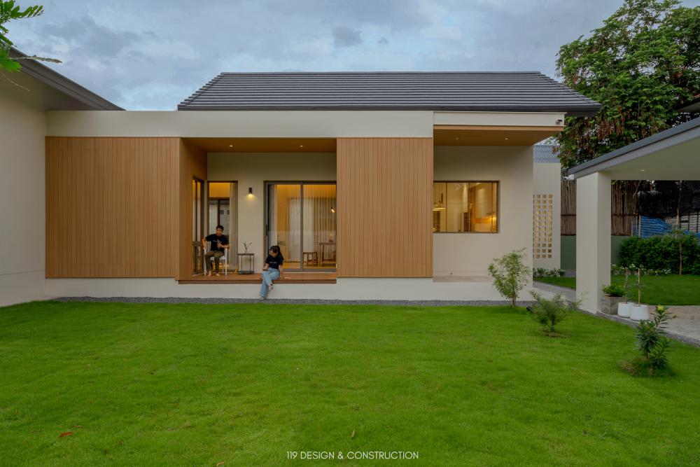 BAAN NABI 3 ห้องนอน 3 ห้องน้ำ บ้านชั้นเดียวดีไซน์เรียบง่ายพร้อมสเปซการจัดสรรพื้นที่ที่เอื้อให้คุณภาพชีวิตของเจ้าของบ้านสะดวกสบายขึ้น รูปที่ 4