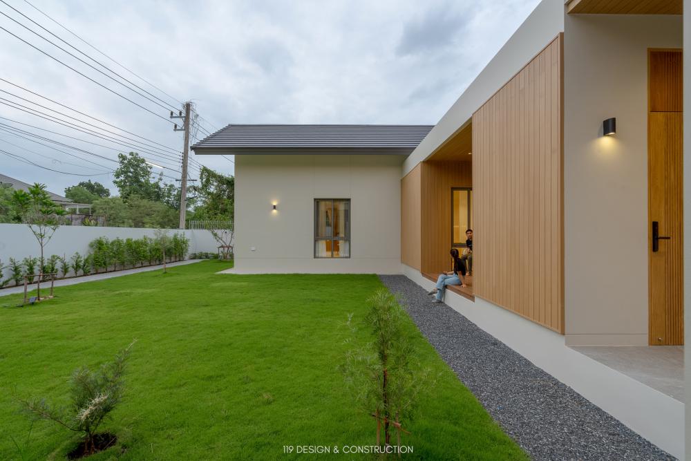 BAAN NABI 3 ห้องนอน 3 ห้องน้ำ บ้านชั้นเดียวดีไซน์เรียบง่ายพร้อมสเปซการจัดสรรพื้นที่ที่เอื้อให้คุณภาพชีวิตของเจ้าของบ้านสะดวกสบายขึ้น รูปที่ 5