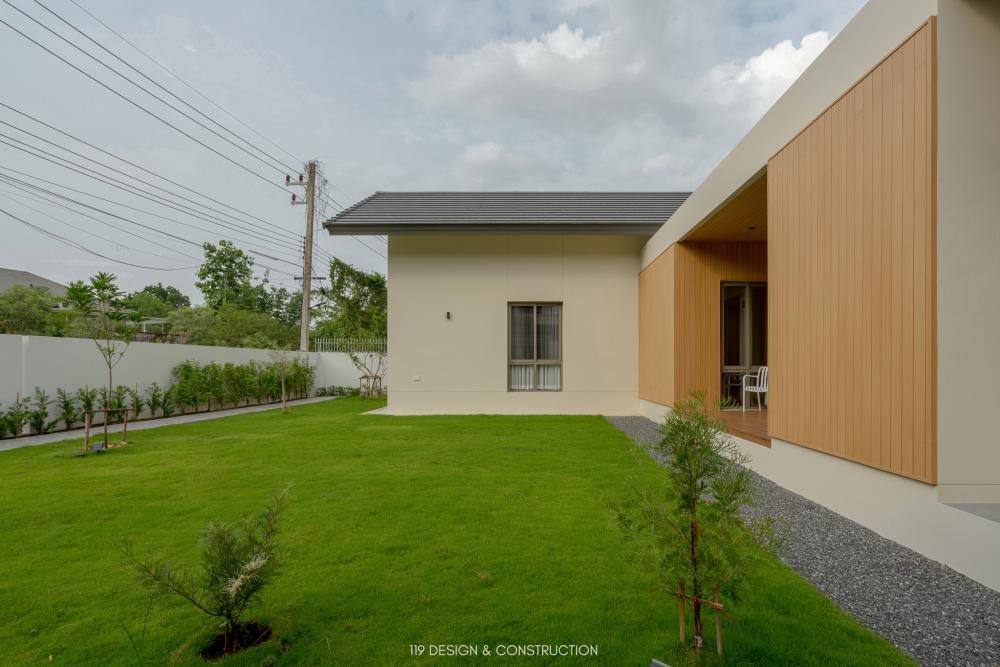 BAAN NABI 3 ห้องนอน 3 ห้องน้ำ บ้านชั้นเดียวดีไซน์เรียบง่ายพร้อมสเปซการจัดสรรพื้นที่ที่เอื้อให้คุณภาพชีวิตของเจ้าของบ้านสะดวกสบายขึ้น รูปที่ 6