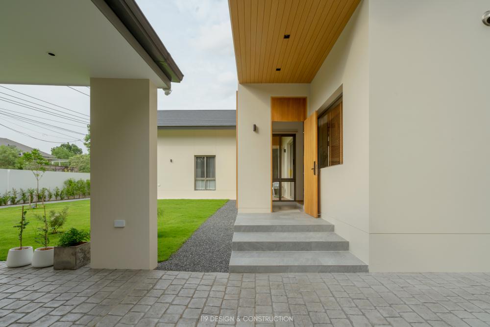 BAAN NABI 3 ห้องนอน 3 ห้องน้ำ บ้านชั้นเดียวดีไซน์เรียบง่ายพร้อมสเปซการจัดสรรพื้นที่ที่เอื้อให้คุณภาพชีวิตของเจ้าของบ้านสะดวกสบายขึ้น รูปที่ 7